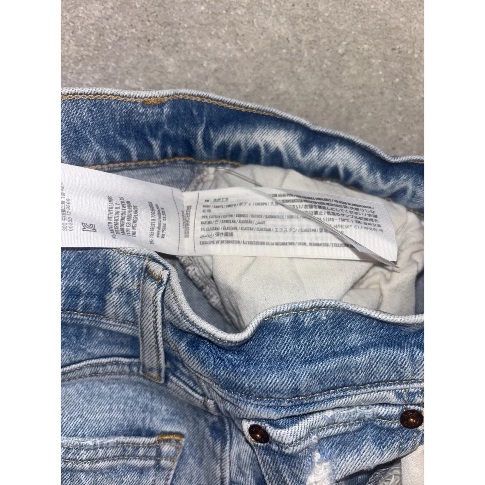 abercrombie & fitch jeans 90s straight ultra high‎ rise curve love 29/8r - Image 5