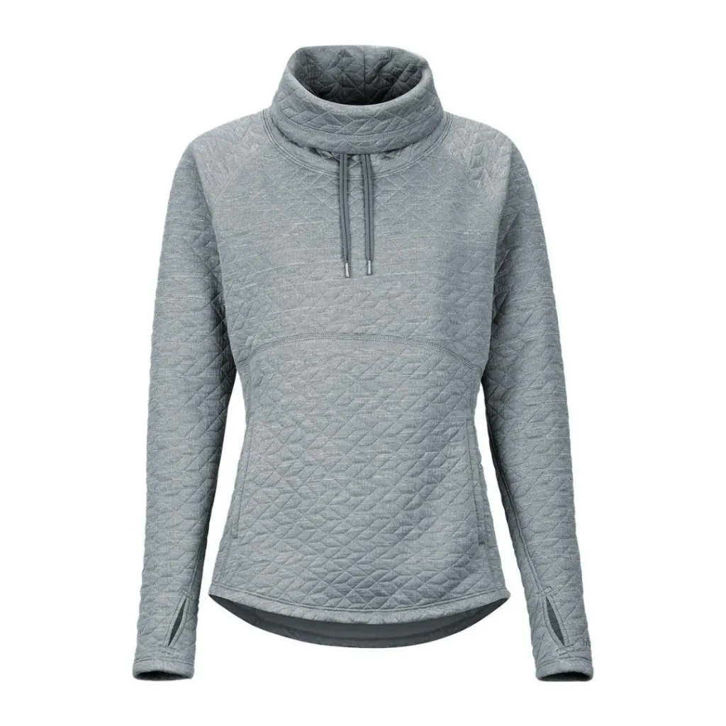 Marmot | Annie Pullover‎ Turtleneck Sweatshirt Layer in Grey Small - Image 2