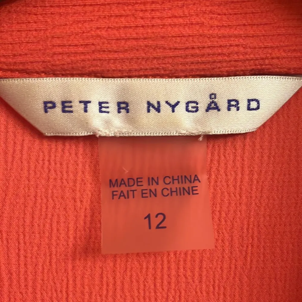 Peter Nygard coral pink blazer jacket woman’s size 12 - Image 4