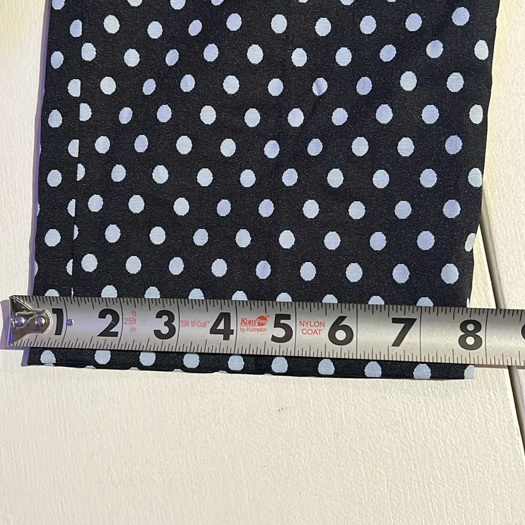 The limited Black and White Polka Dot Dress Pants size 12r - Image 8