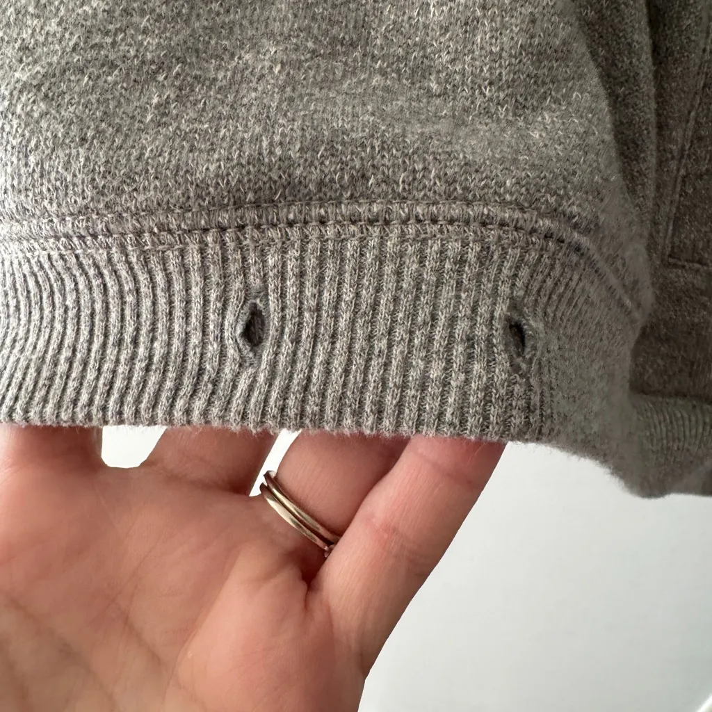 Aerie  Gray Pullover Hoodie Sweatshirt - Image 5