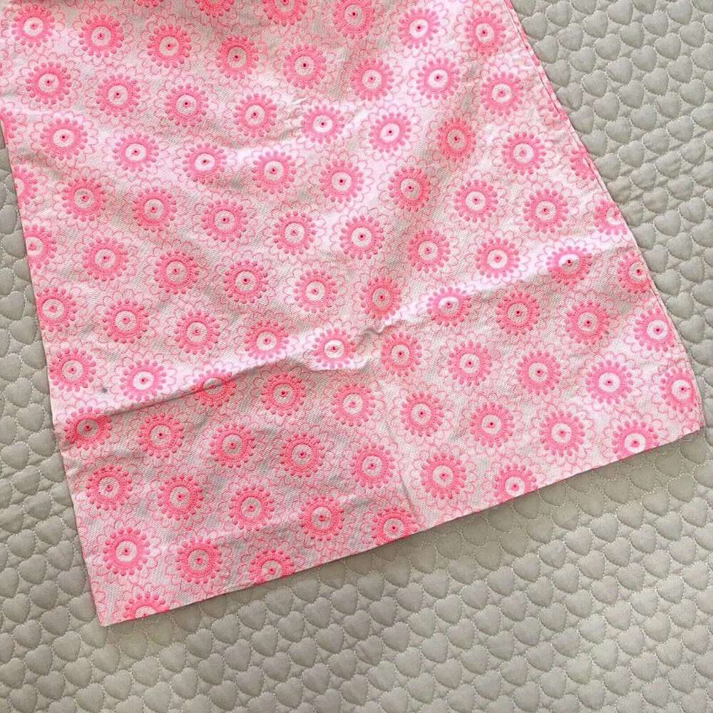 NWT Manoush Embroidery Mini Dresses for Women Pink Size 4 Cotton - Image 3