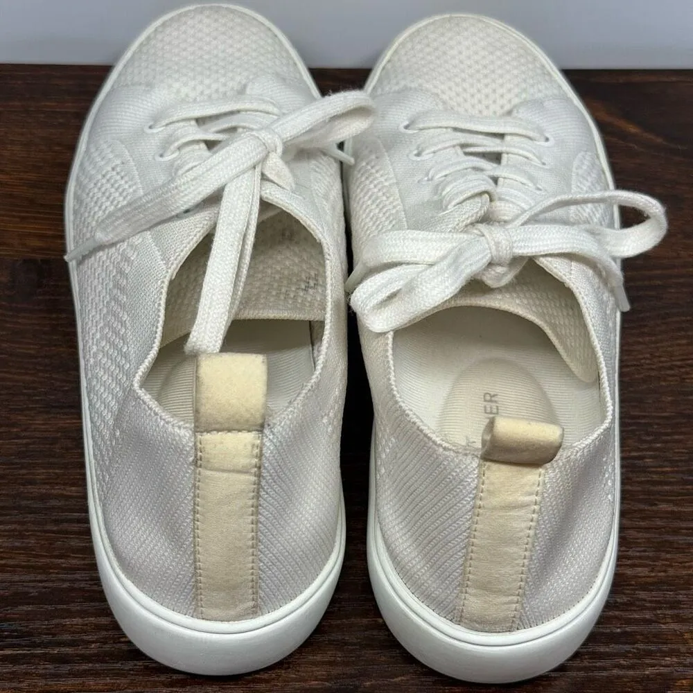 Marc Fisher Women's Sashya Lace-Up Knit Sneakers White Size 8 M - Image 8