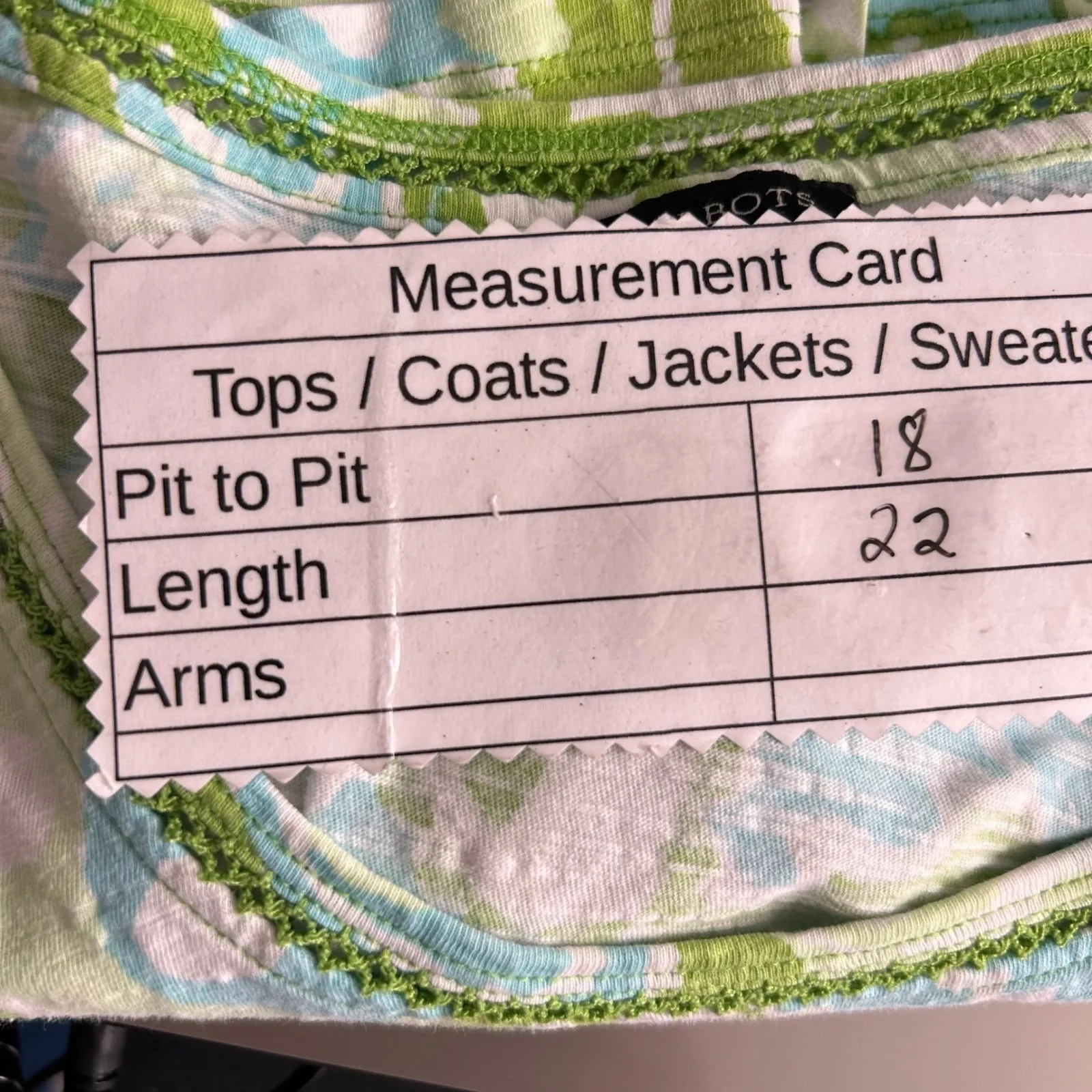 Talbots Womans Shirt Size MP Art To Wear Artsy‎ Eclectic Crochet Detail Travel - Image 8