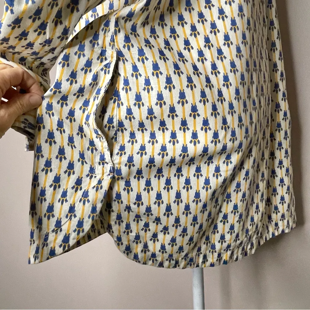 Duluth Trading Artisan Hemp Button Down Tunic Shirt - Image 6