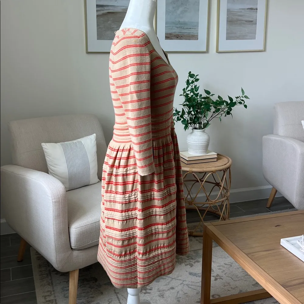 Anthropologie Knitted & Knotted Elodie Striped Sweater Dress Size Medium Fall 🍂 - Image 7