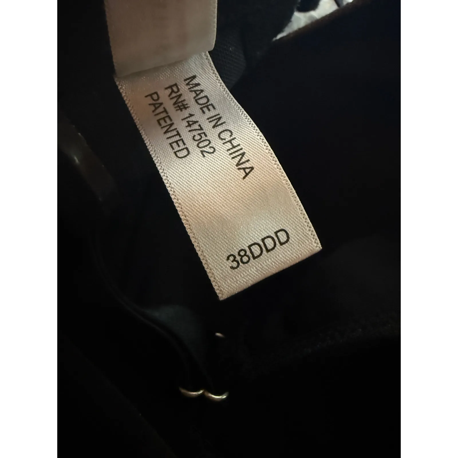 Ashley Stewart Full Coverage Butterfly Bra Black Womens 38DDD - Image 5