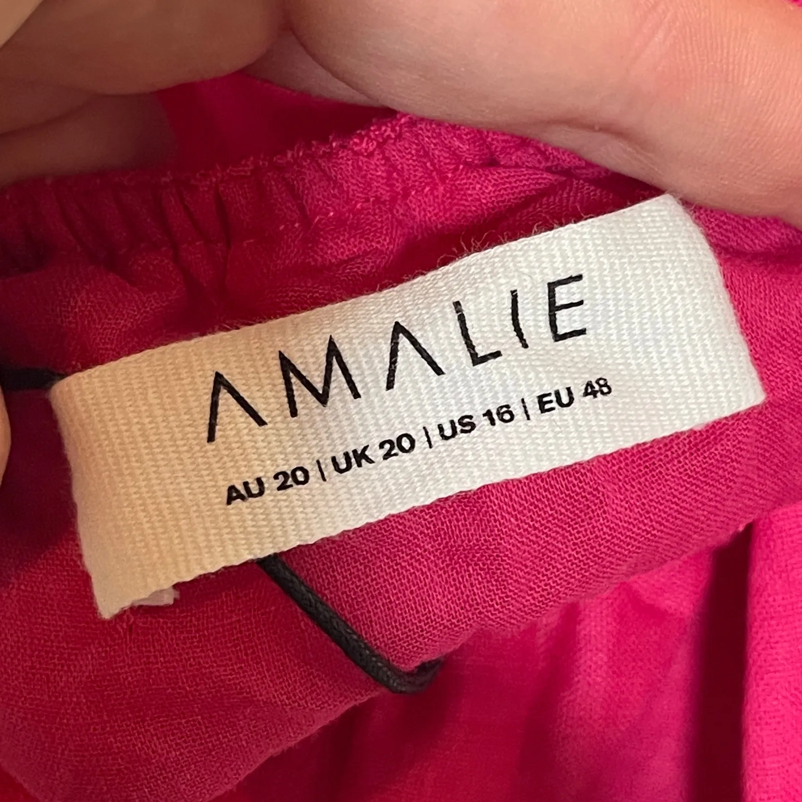 AMALIE THE LABEL Showpo. HAMYYA LINEN TIE BACK PUFF SLEEVE MINI LINEN DRESS 16 - Image 3