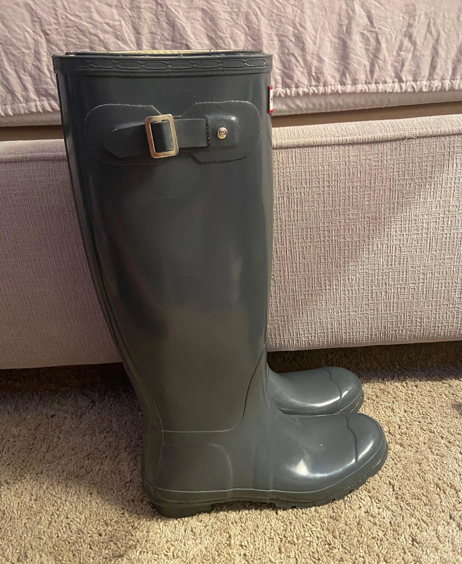 Gray Tall Boots - Image 2