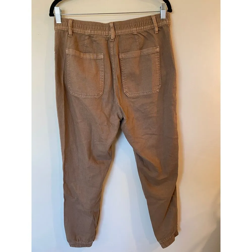 Organic Jogger Womens Size 10 Ankle Elastic Color Mushroom - Image 2