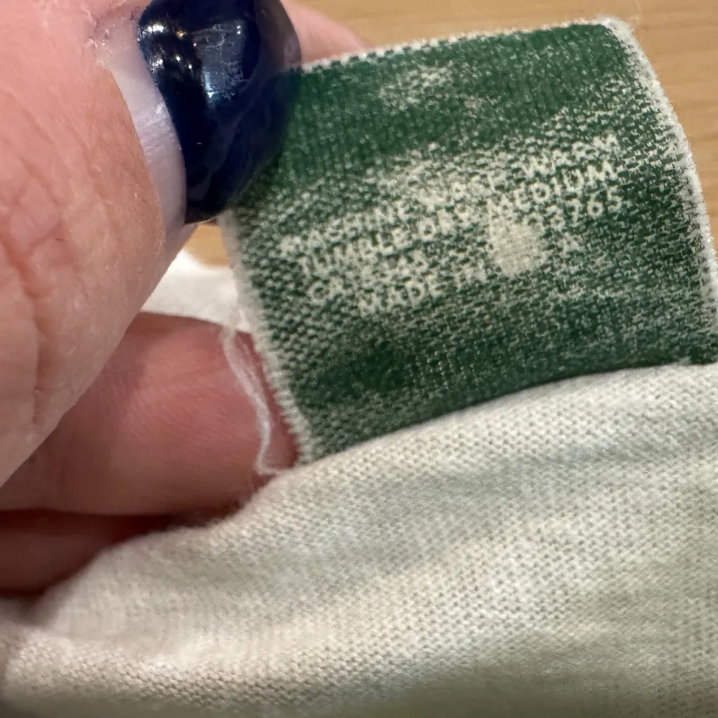 VINTAGE Slammer USA single stitch Looney Tunes New York Yankees tshirt large White - Image 3