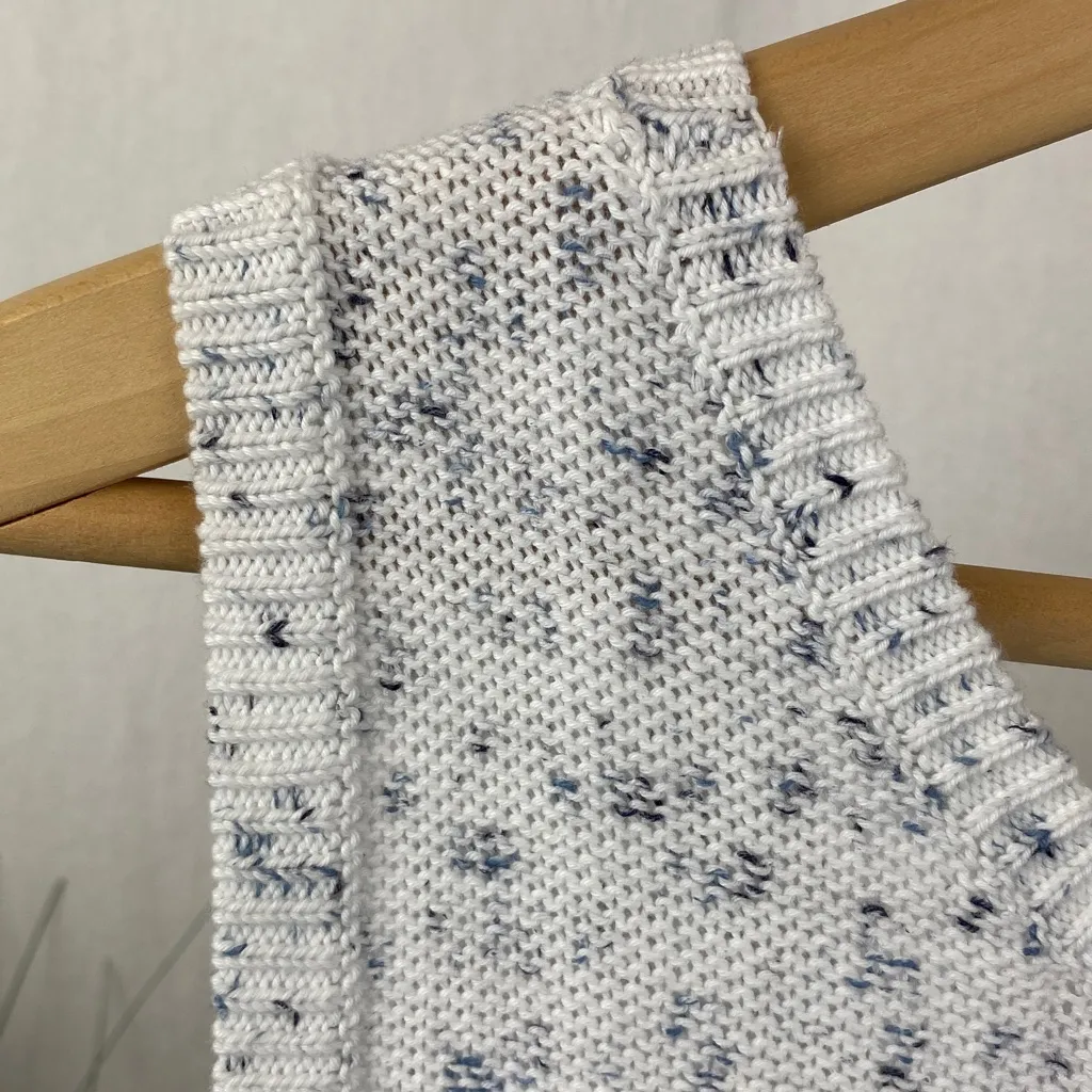 J Jill White & Gray Knit Sleeveless Tweed Shell Knit Sweater Tank Top L NEW Size L - Image 7