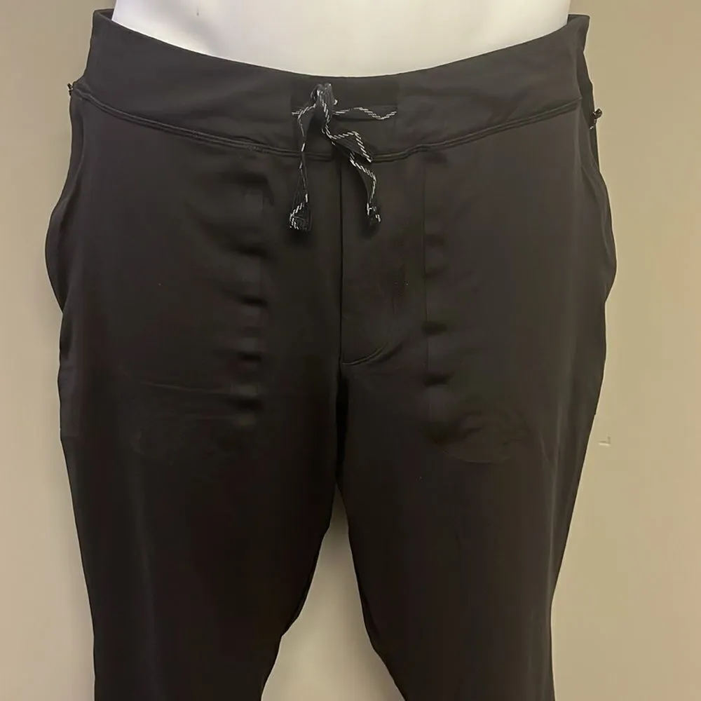 Patagonia Black Pull-On Elastic Waist Joggers with Drawstrings and Pockets- Med - Image 4