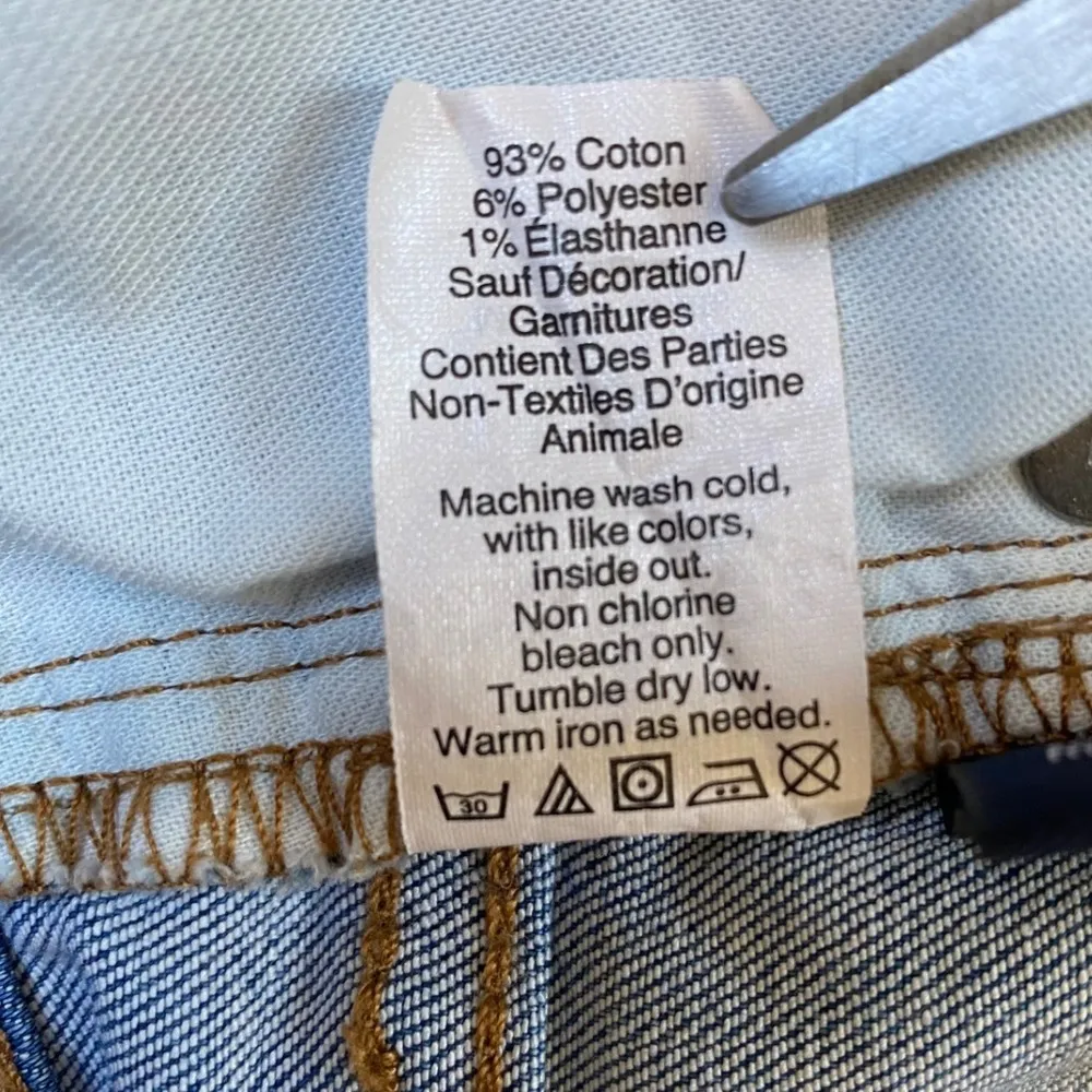 Madewell Cali Demi Boot Jeans 26 Chewed Hem- Cropped High Rise Button Front -EUC - Image 8