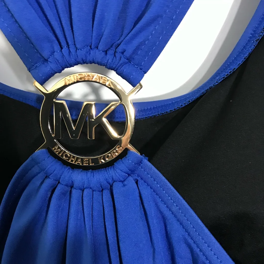 Michael Kors  Blue Swim Coverup or Casual Dress Medium - Image 3