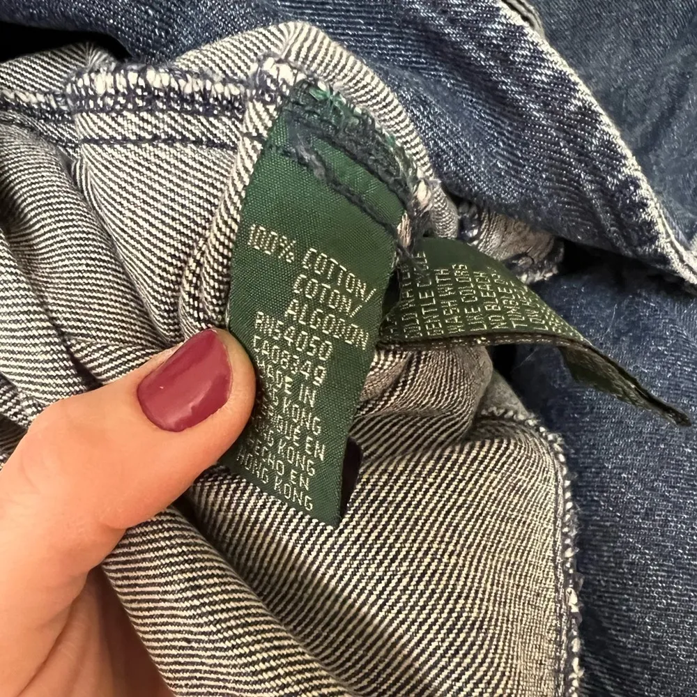 Vintage Lauren Ralph Lauren Denim Double Breasted fisherman core jacket - Image 10
