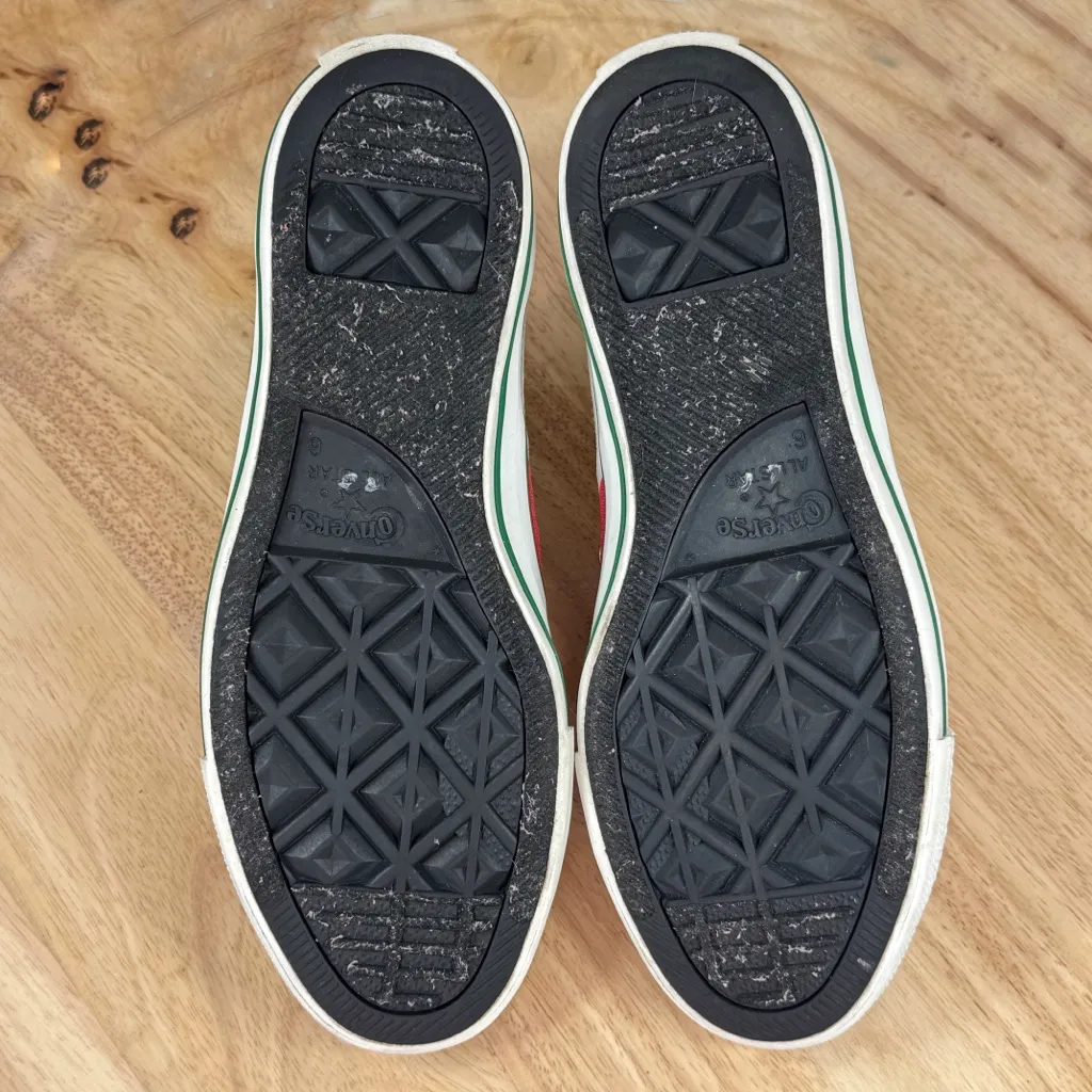 Converse Chuck Taylor Mexican Flag Tri Panel High Top Sneakers 6 Mens 8 Women - Image 8