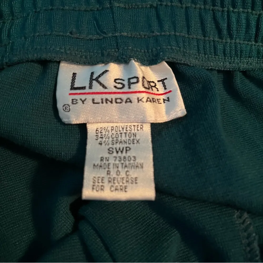 Teal Women's Jogger Stirup pants Green Size undefined - Image 5