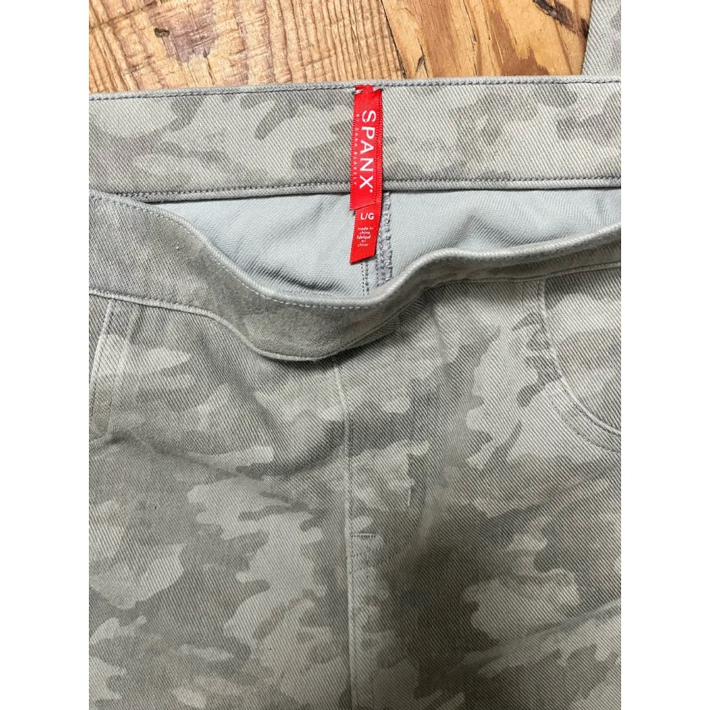 Spanx Womens Small Ankle Jean-Ish Leggings Stone Wash Camo Camouflage - Image 3