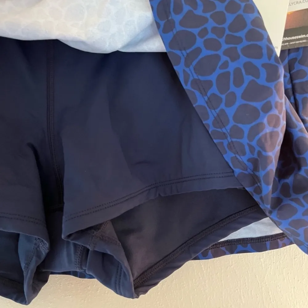 Beach House Swim Skort Hawaiian Hideaway Emma Pull On Swim Skirt Bottom 24W NWT Size undefined - Image 7