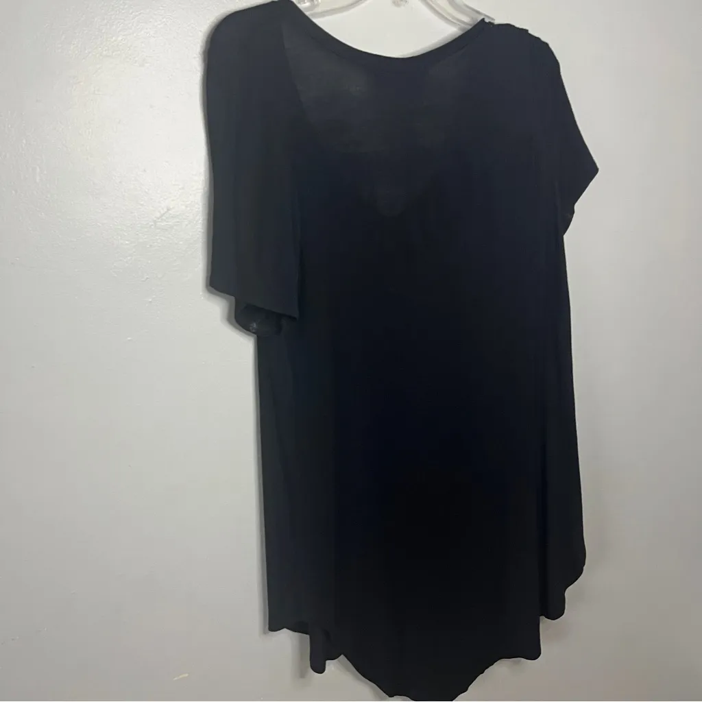 Black V-Neck Women's Top - Image 5