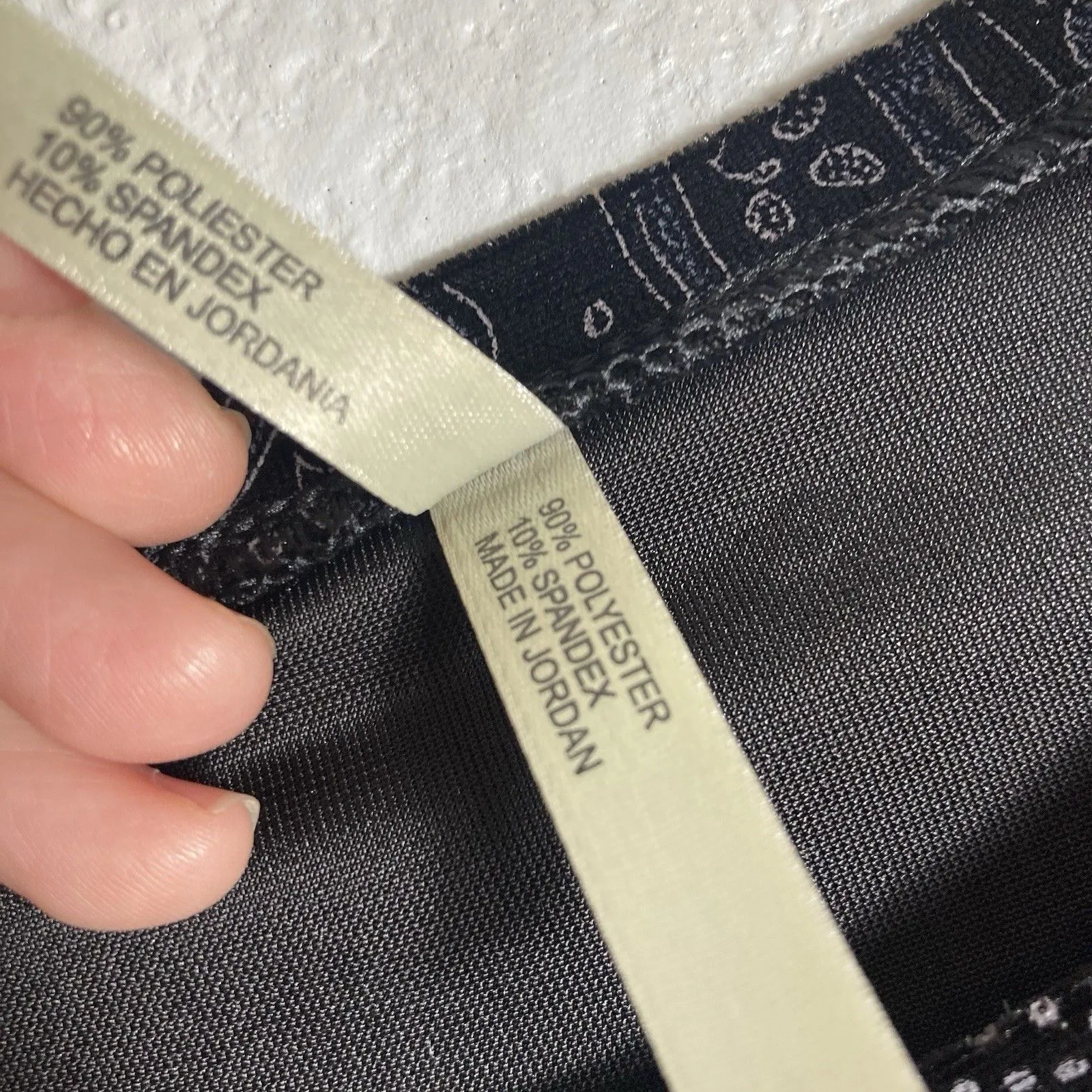 Velvet Burnout Blouse Top L Whimsigoth Glitter Shimmer Black Paisley Pullover - Image 9