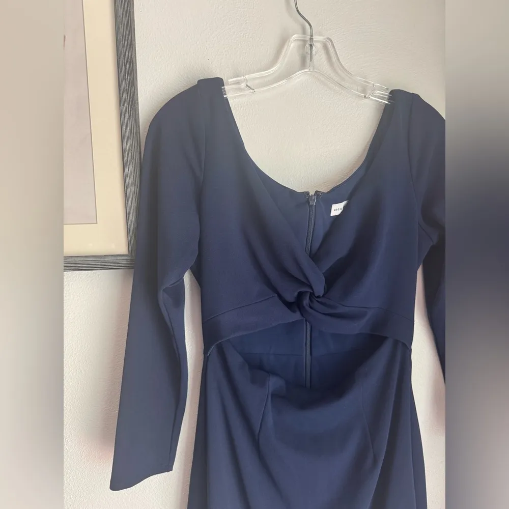 Dress the Population Navy Blue Jade Cutout Sheath Dress - Image 5