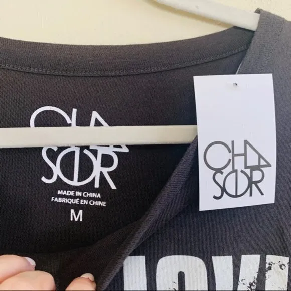 New Chaser Bon Jovi Splatter Graphic‎ T-Shirt NWT Sz M - Image 5