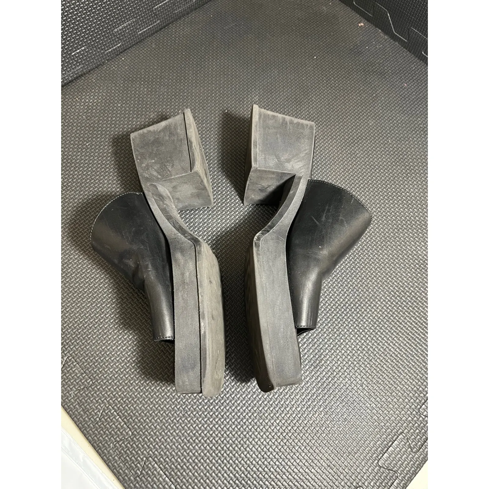 Vagabond Shoemakers HENNIE PLATFORM MULES Chunky Square  Goth Emo Womens 38 US 8 - Image 5