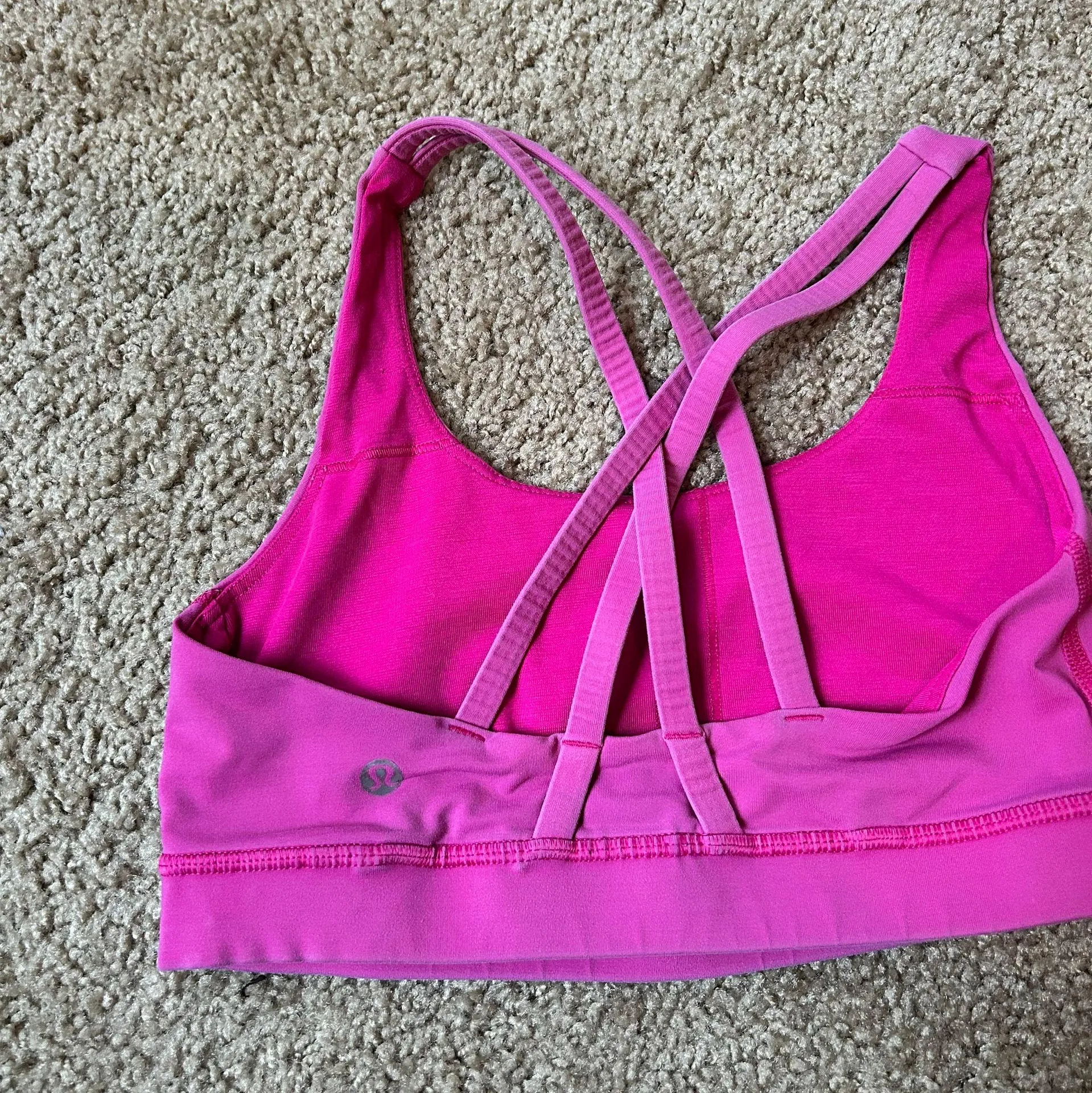 Hot Pink Sports Bra - Image 4