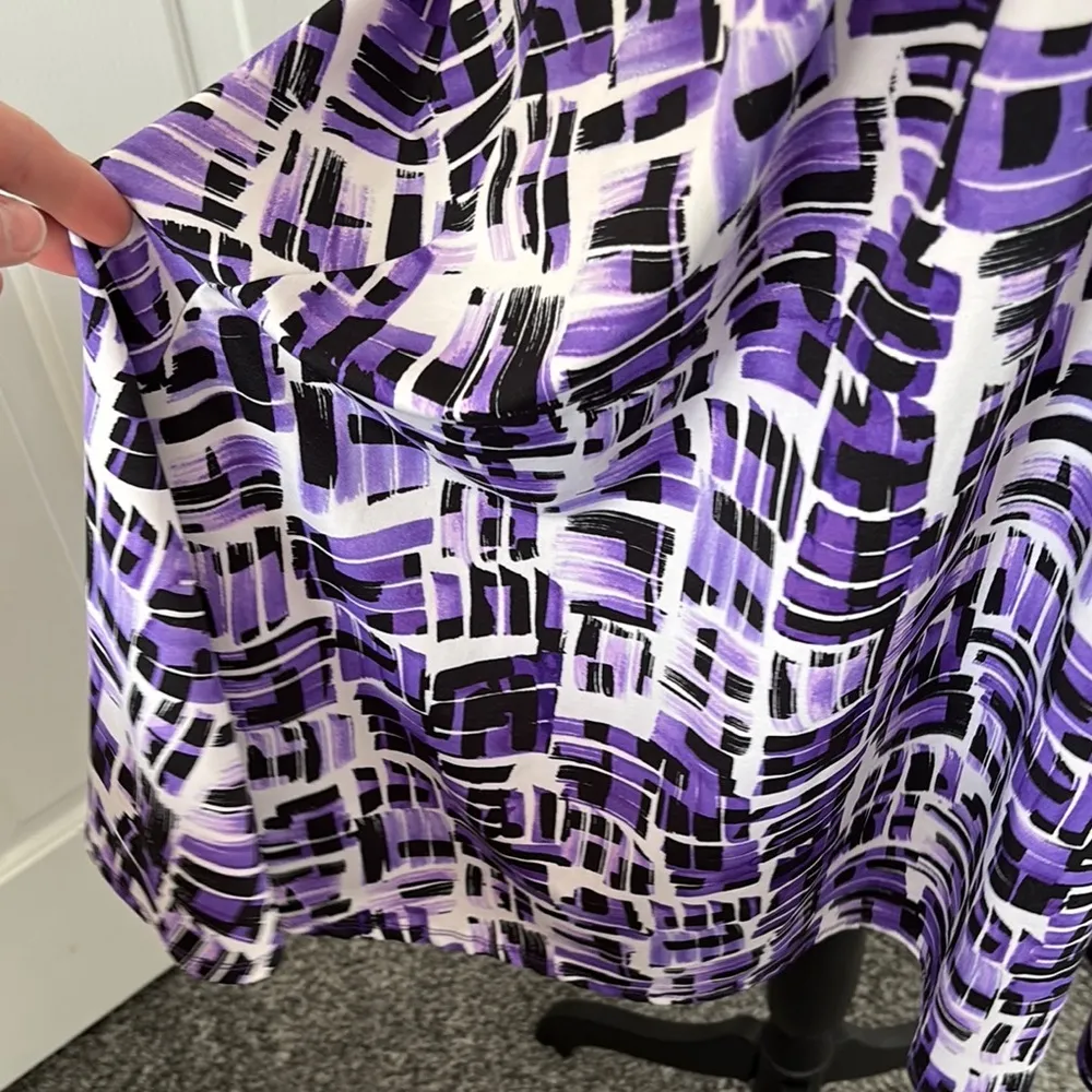 Perceptions  Y2K Aesthetic Purple Midi Dress - Image 10