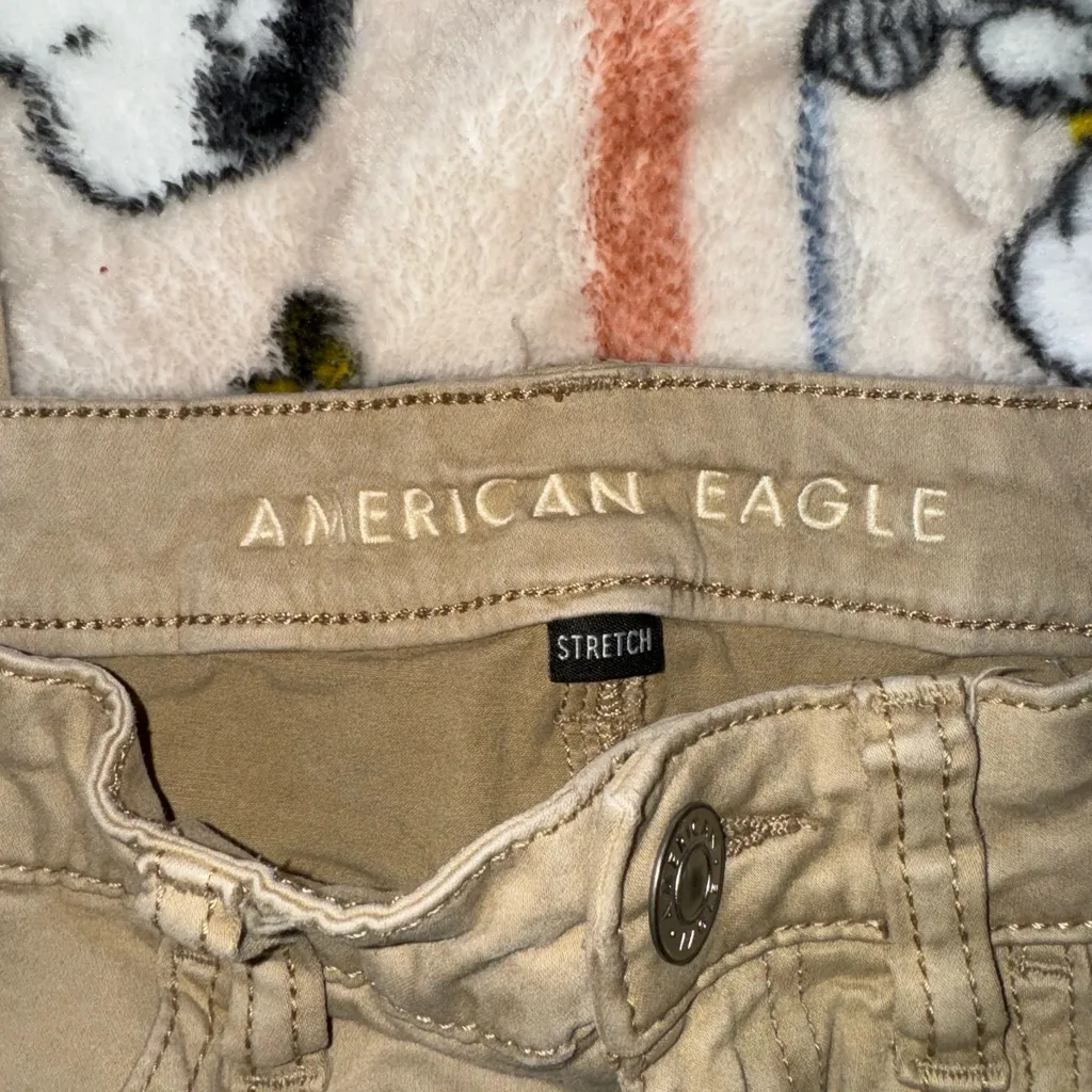 American eagle khaki skinny jeans size 6 Tan - Image 2