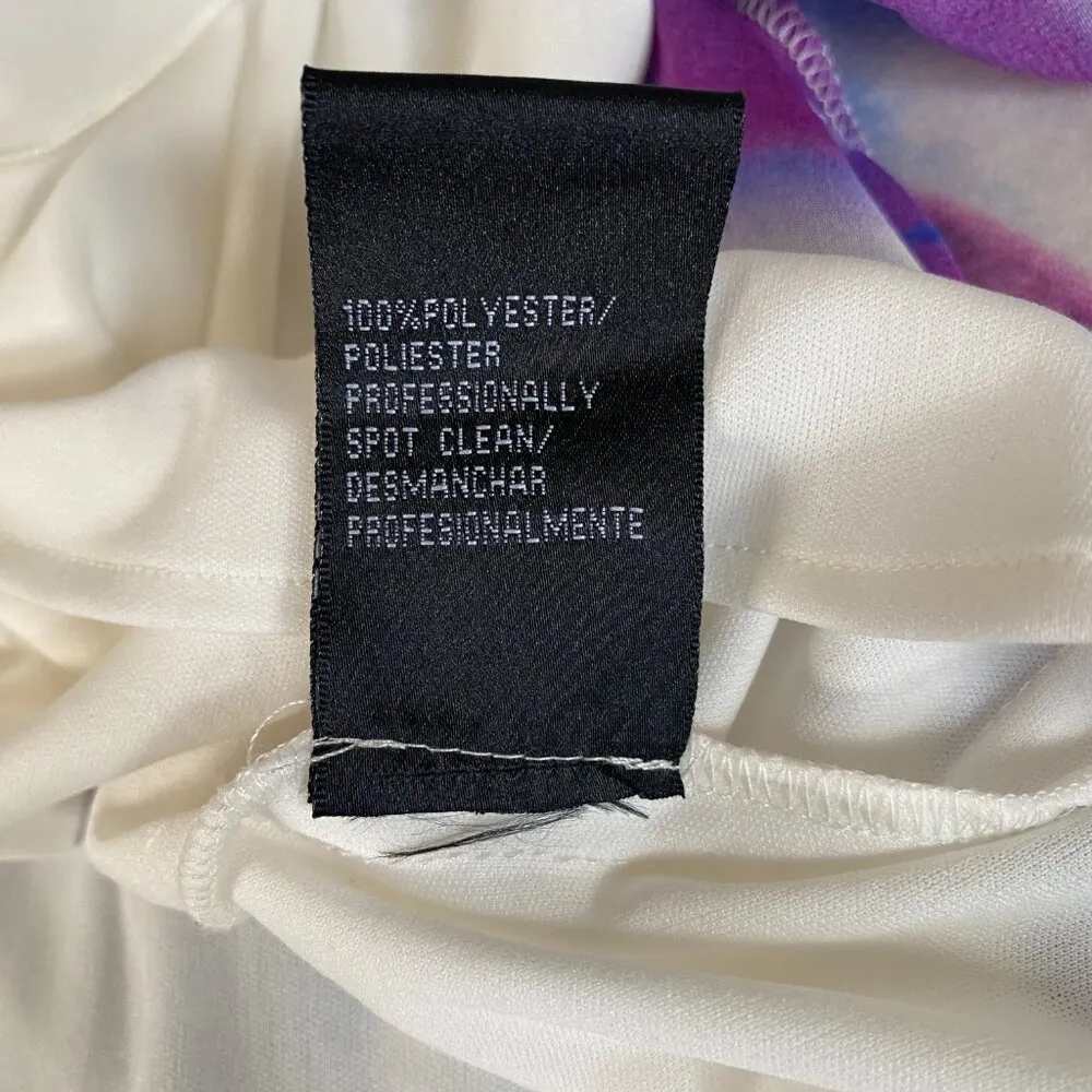 S.L. Fashions 8 multicolored sheer fully lined maxi dress padded embellished - Image 15