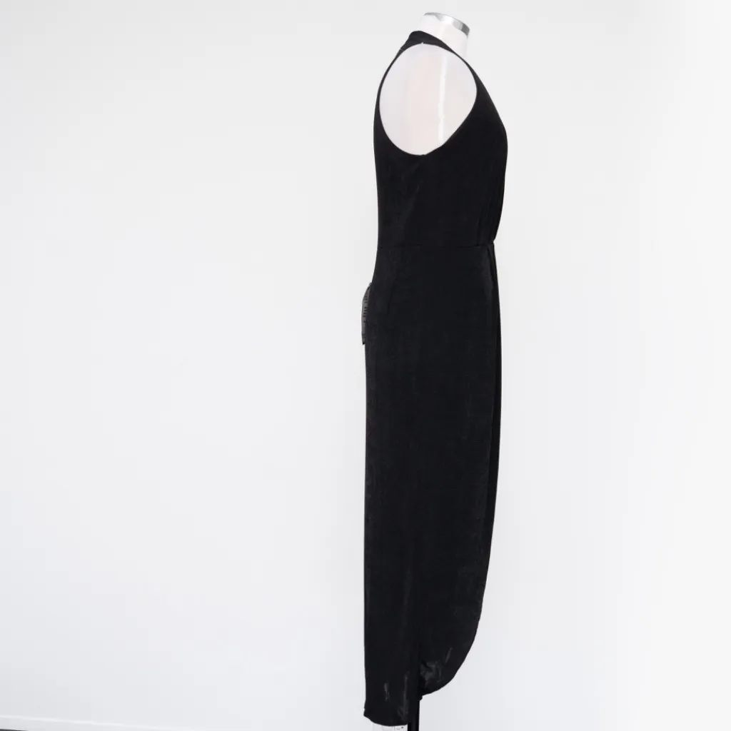 bebe - Halter Ruched Midi Dress - Image 5