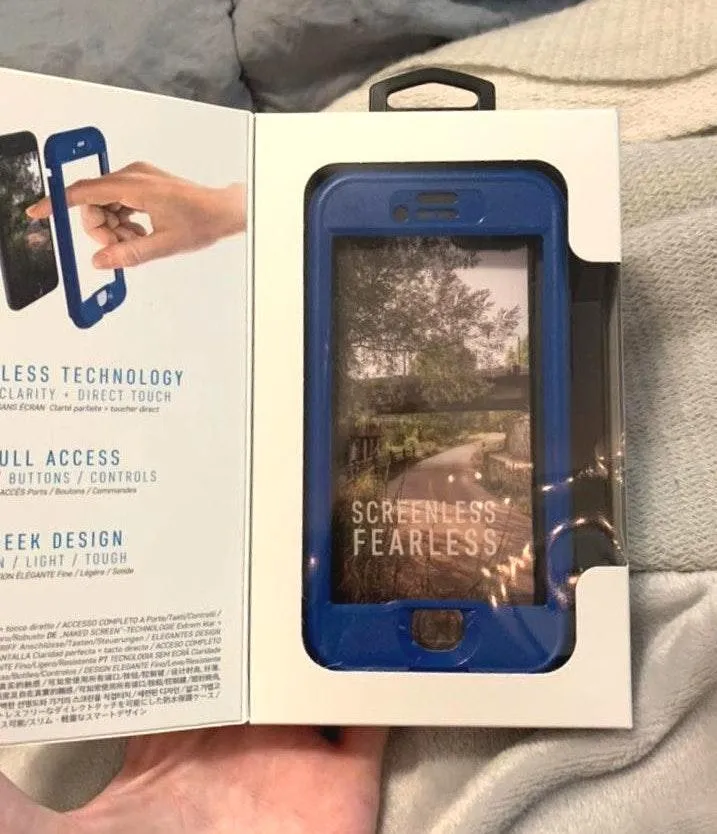 Blue iphone 7 life proof case - Image 2