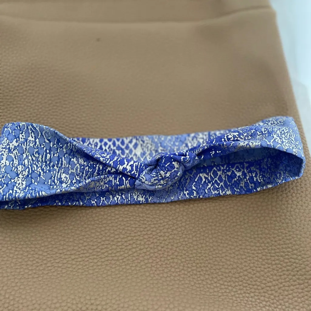 VENUS METALLIC SILVER & BLUE SWIM COVER UP - Image 10