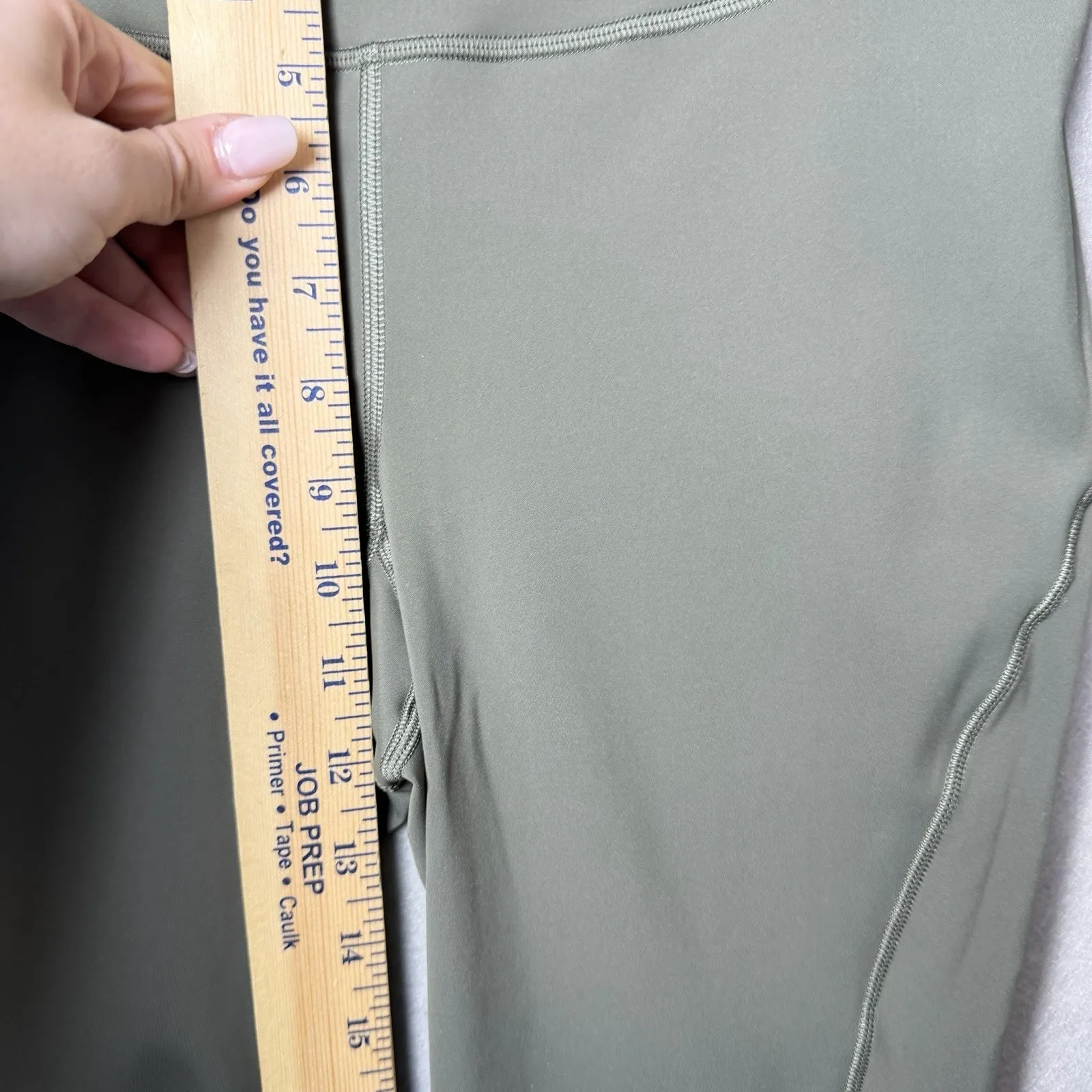 Lululemon Base Pace High Rise Tight Legging Misty Glade Sage Size 10 - Image 9