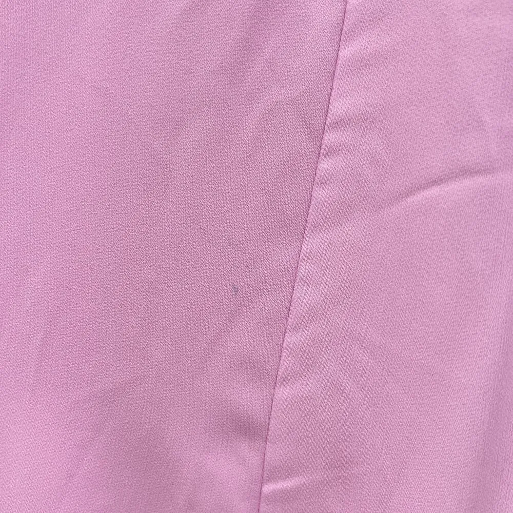 Dessy Collection Off the Shoulder Pleated Cap Sleeve Maxi Dress Powder Pink 18 - Image 8