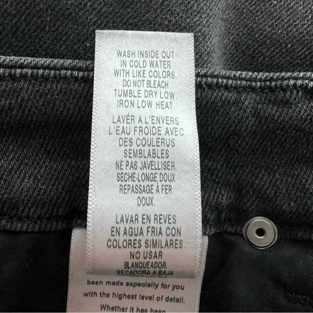 Good American Womens Good Curve Distressed High Waist Cutoff Shorts Plus Size 22 - Image 11