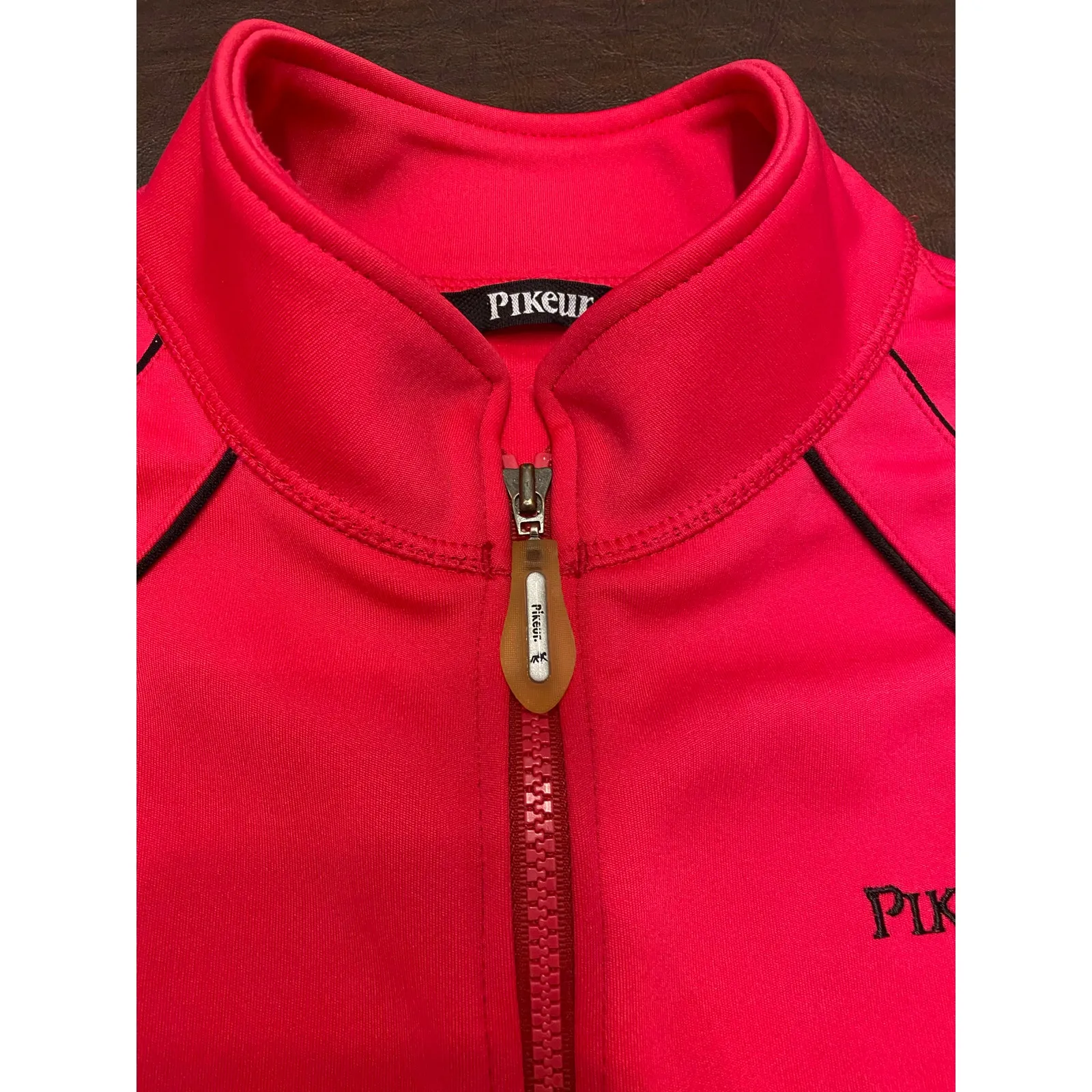 Pikeur Celine Equestrian Pink Soft Shell Vest Full Zip Size‎ 10 Riding Jumper - Image 3