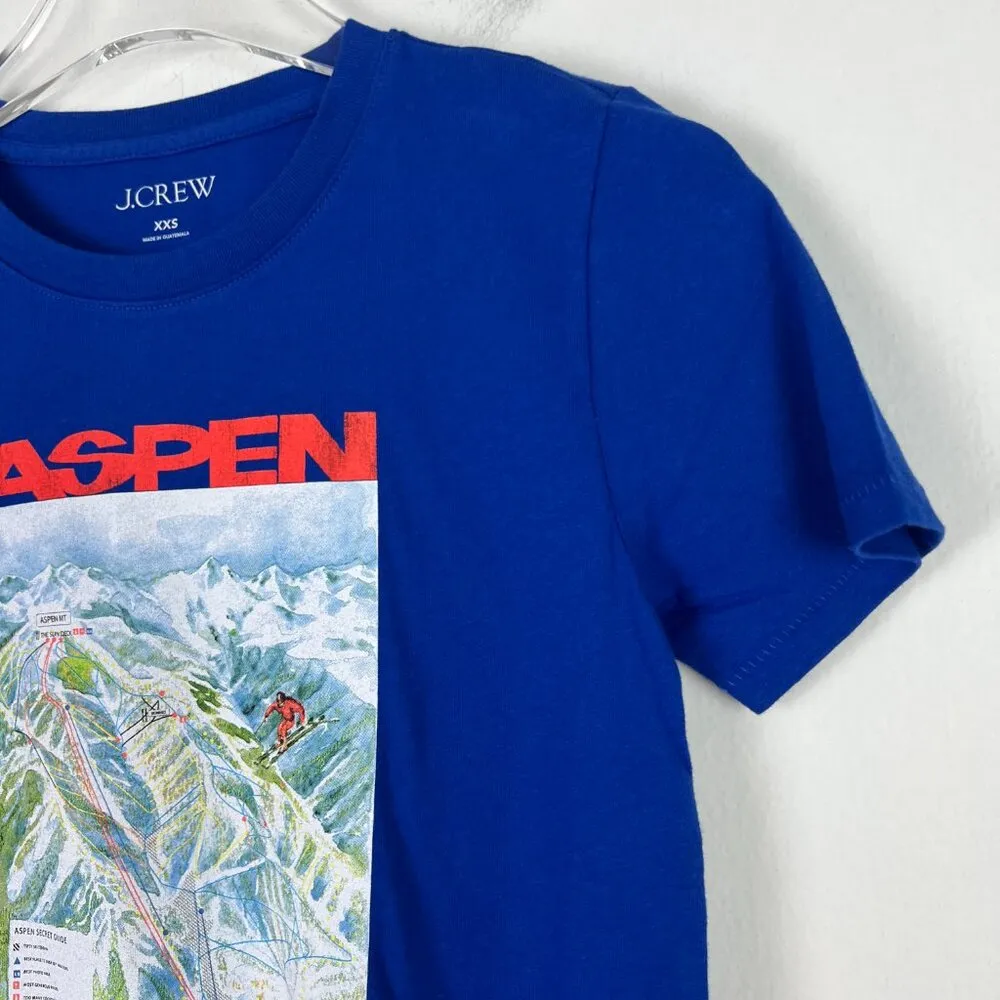 NWT J. Crew Aspen Broken-In Jersey T-Shirt Graphic Tee Short Sleeves Size XXS - Image 4