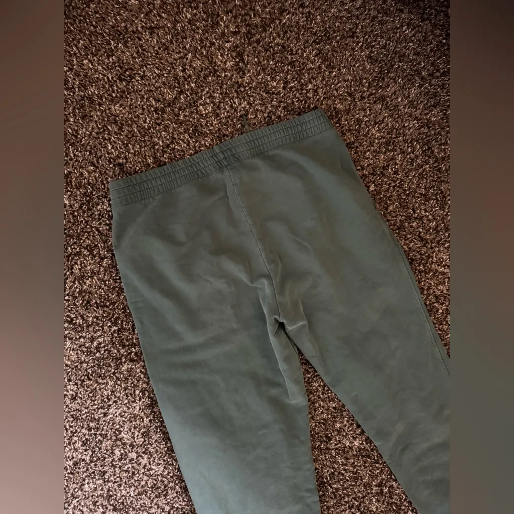 Anine Bing Evan Jogger Pants Sz Medium Green - Image 7