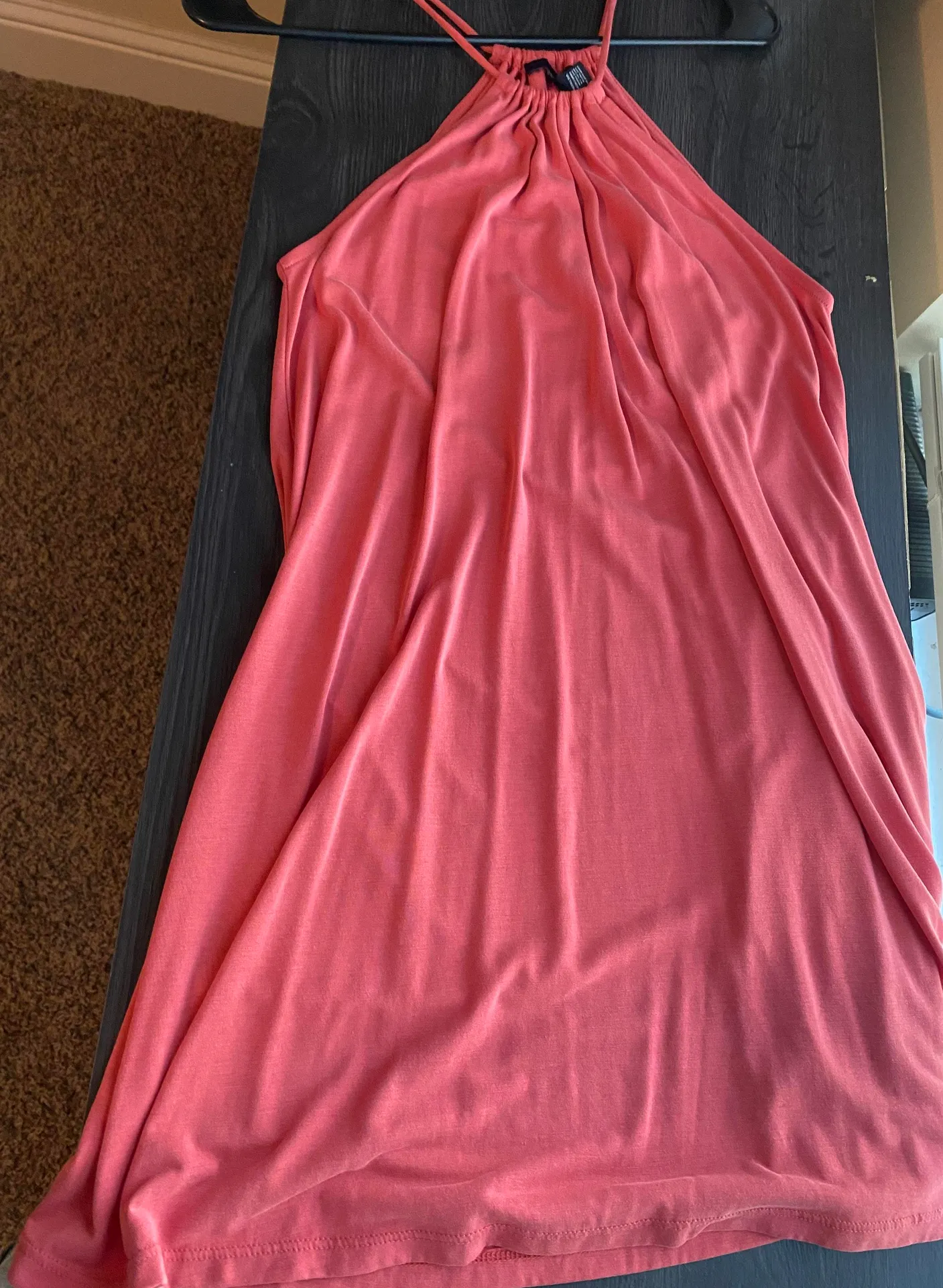 Forever 21 Summer Vacation Coral Orange Sundress - Image 3