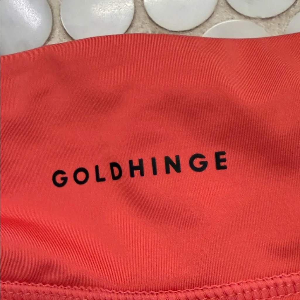 Women’s Coral Pleated Goldhinge Skirt Red Size XS - Image 3