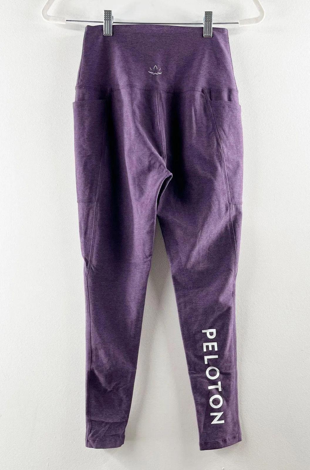 Beyond Yoga X Peloton High Rise Spacedye Side Pocket Leggings Purple Medium - Image 4