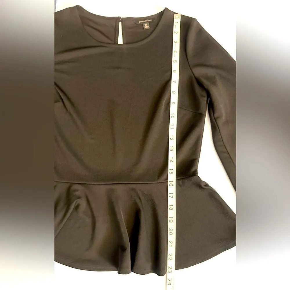 EUC BR Long Sleeves Peplum Top - Image 6