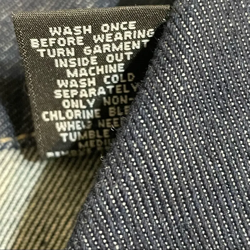 New York & Company Jean Jacket Blue Size XL - Image 11