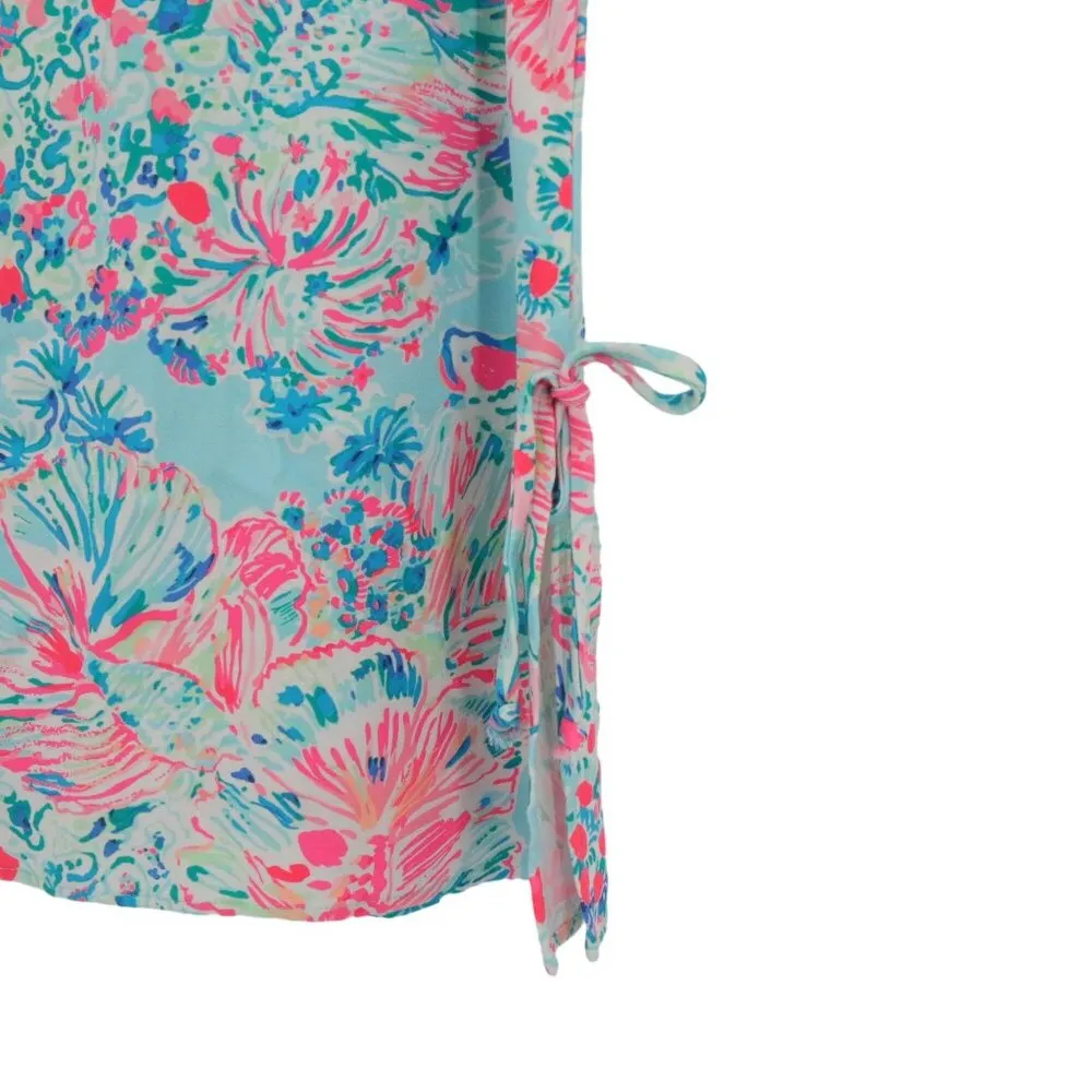 Lilly Pulitzer Donna Tunic Top Serene Blue Gypsea XS - Image 3