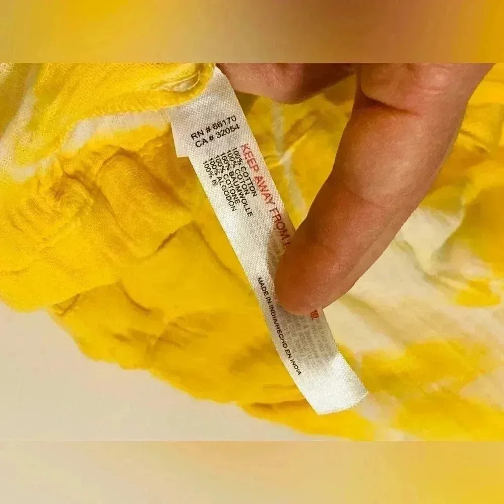 Urban Outfitters Out From Under Yellow & White Rosie Playsuit Size Small NWT $58 - Image 9