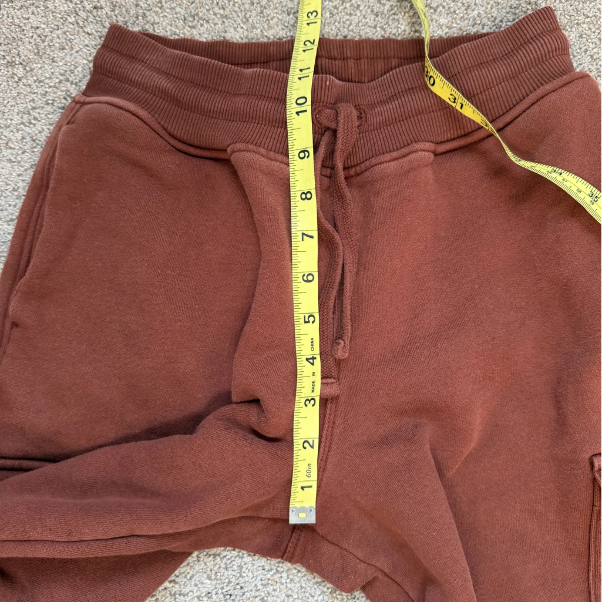 Oner Active All Day Cropped Hoodie and Cargo Joggers SET in Copper Brown Small - Image 5